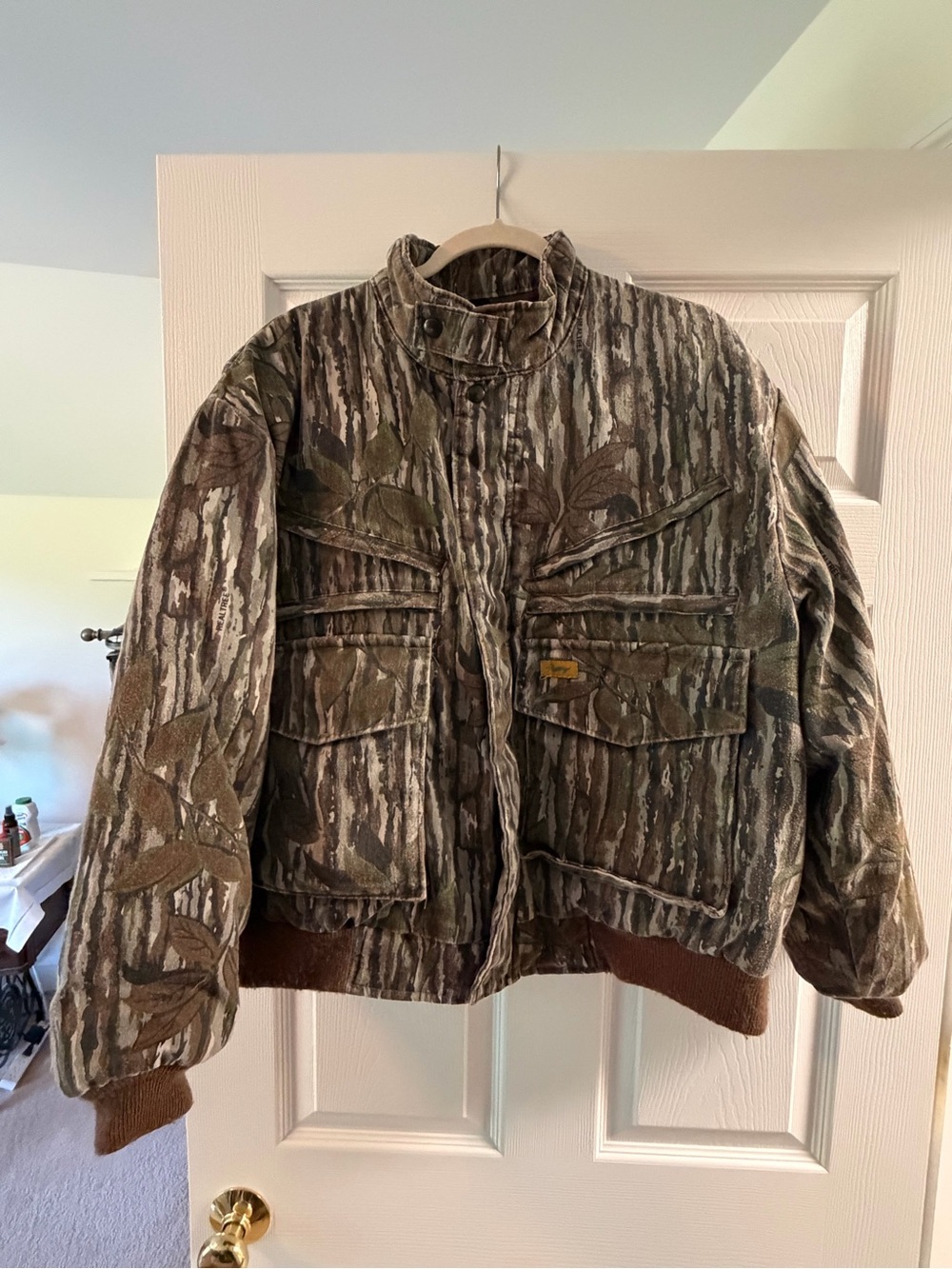 Camouflage Utility Hunting Jacket - Brown/Green Camo